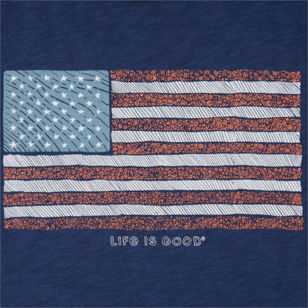 Life is Good Men's Textured Slub Tee