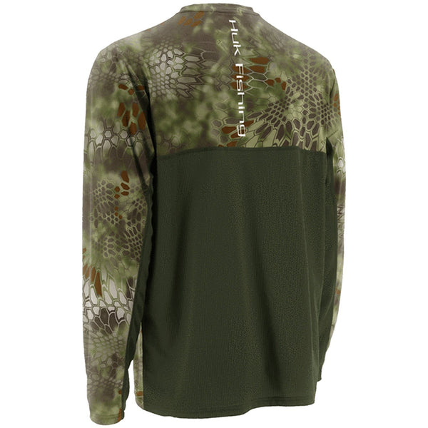 Huk Men's Kryptek Solid Long Sleeve Icon