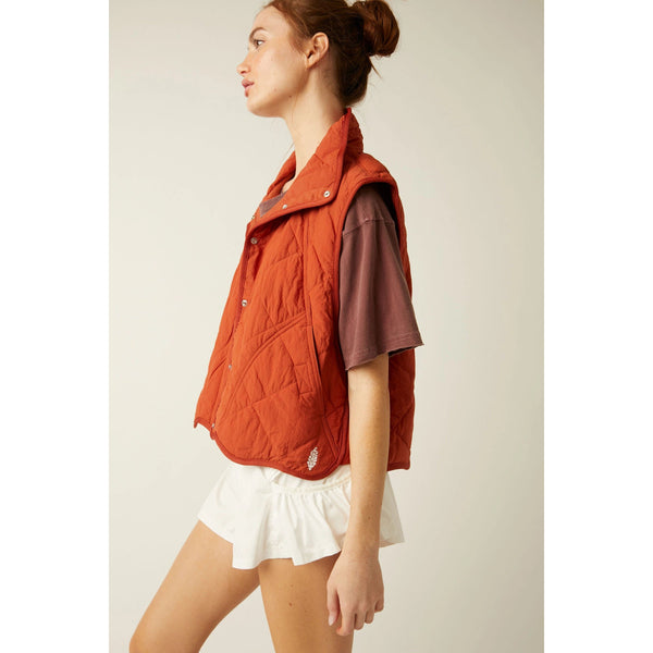 Free People Movement Women's Quinn Quilted Puffer Vest