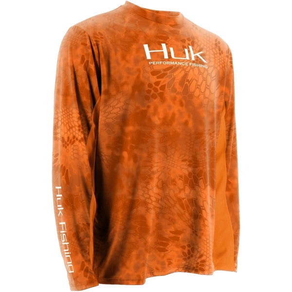 Huk Men's Kryptek Solid Long Sleeve Icon