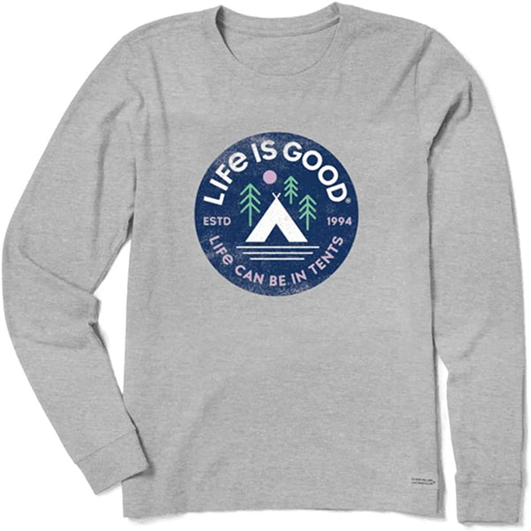 Life is Good Women's Long Sleeve Crusher-LITE Crew Neck Tee - Fall 2023 Collection