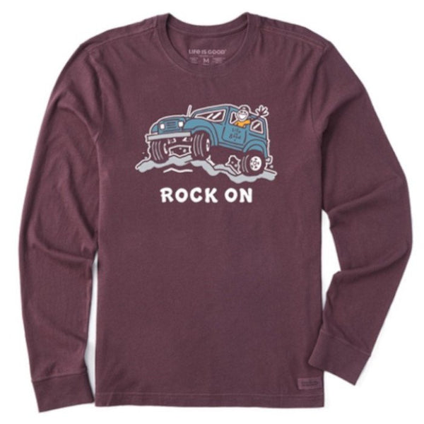 Life is Good Men's Long Sleeve Crusher Crew Neck Tee - Fall 2022 Collection