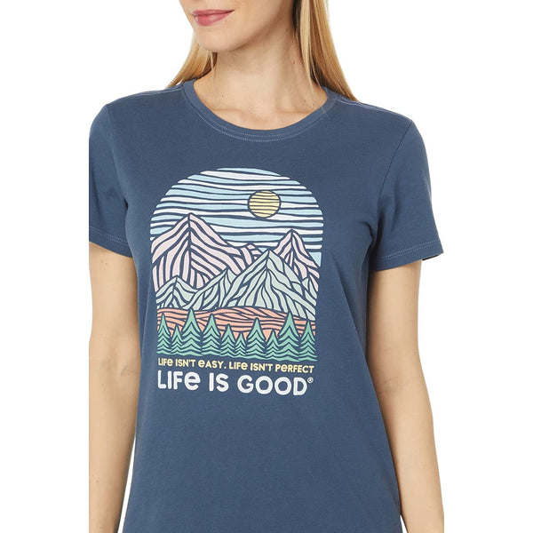 Life is Good Women's Crusher Crew Neck Tee - Spring 2023 Collection