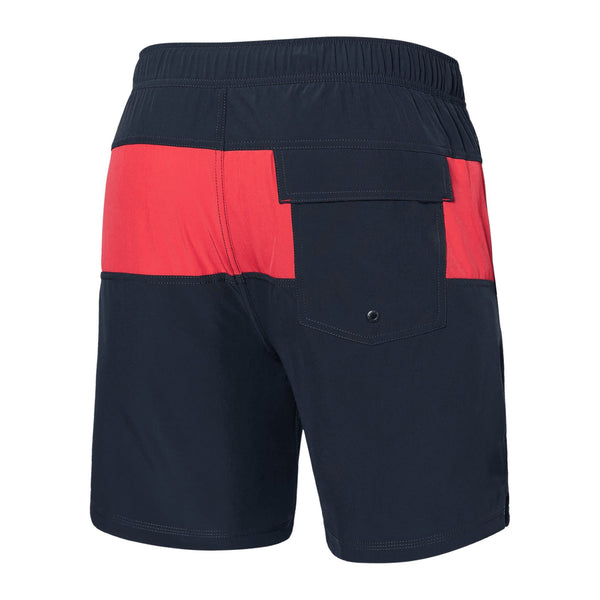 Saxx Men's Oh Buoy Colorblocked 2 in 1 Volley Shorts 7in
