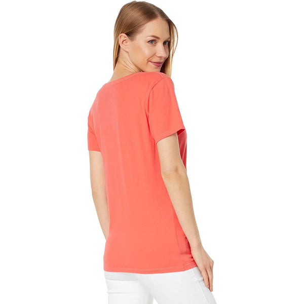 Life is Good Sundala Short Sleeve Crusher-Lite™ Vee Mango Orange SM (US 4-6)