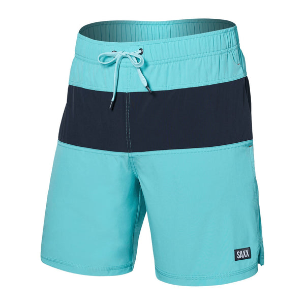 Saxx Men's Oh Buoy Colorblocked 2 in 1 Volley Shorts 7in