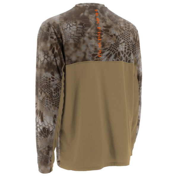Huk Men's Kryptek Solid Long Sleeve Icon