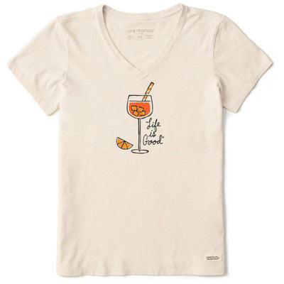 Life is Good Women's Crusher-Lite Crew Neck Tee - Spring 2024 Collection