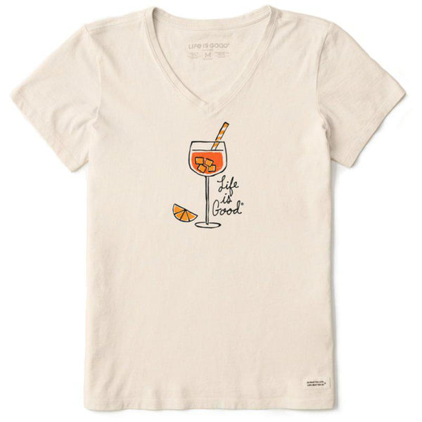 Life is Good Women's Crusher-Lite Crew Neck Tee - Spring 2024 Collection
