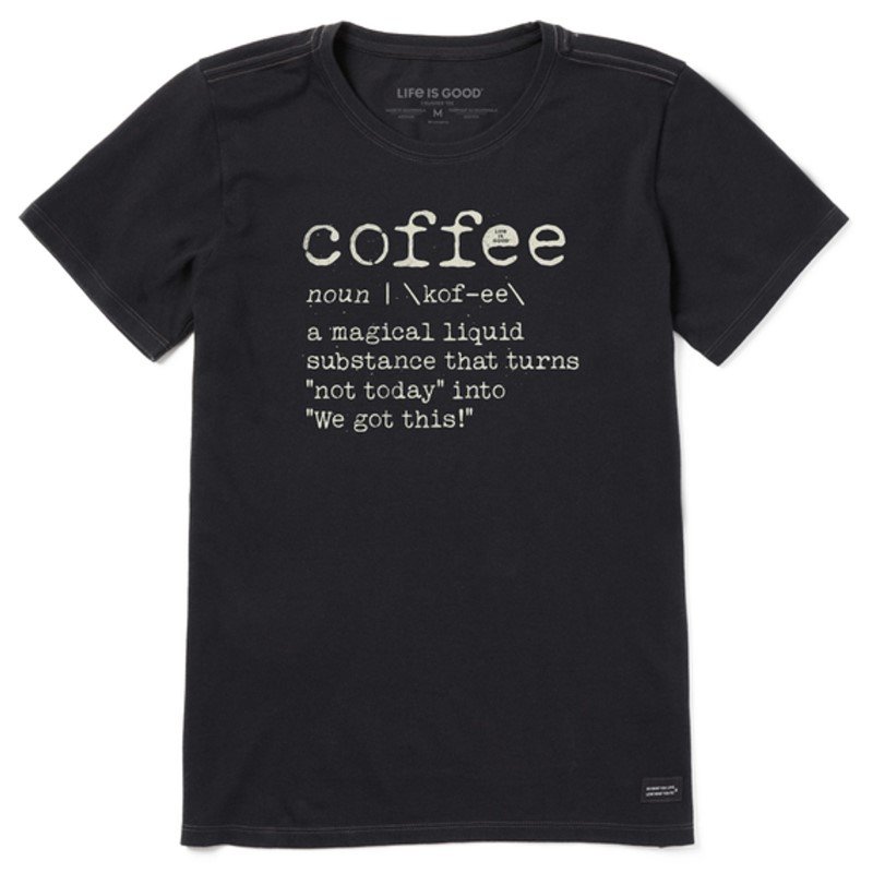 Life is Good Crusher Crew Neck Tee - Fall 2023 Collection - Women's