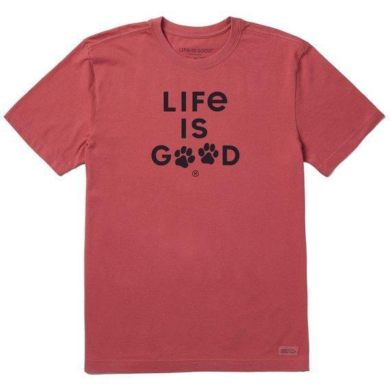 Life is Good Men's Crusher Crew Neck Tee - Spring 2023 Collection