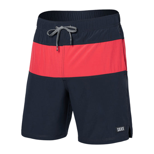 Saxx Men's Oh Buoy Colorblocked 2 in 1 Volley Shorts 7in