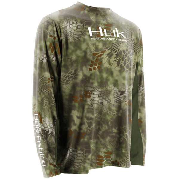 Huk Men's Kryptek Solid Long Sleeve Icon