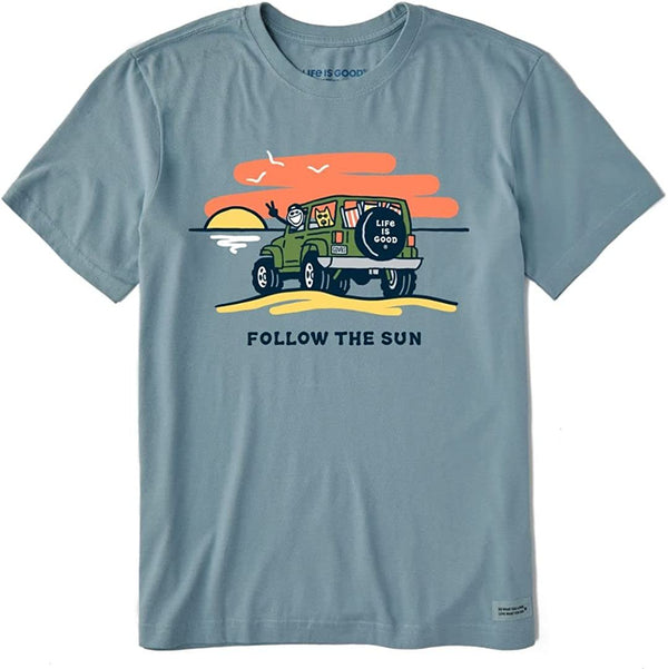 Life is Good Men's Crusher Crew Neck Tee - Fall 2022 Collection