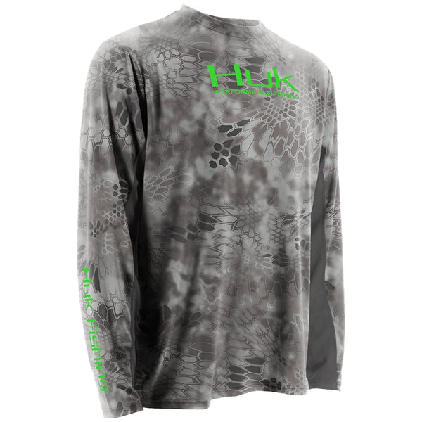 Huk Men's Kryptek Solid Long Sleeve Icon