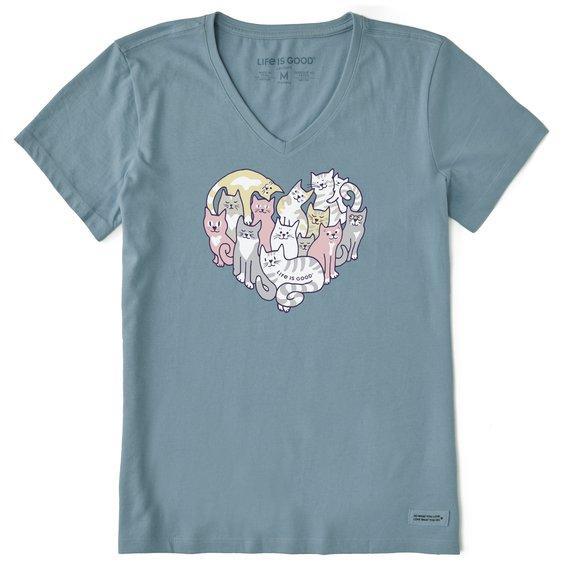 Life is Good Women's Short Sleeve Crusher-LITE Vee - Spring 2023 Collection