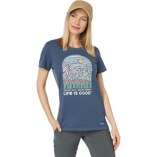 Life is Good Women's Crusher Crew Neck Tee - Spring 2023 Collection