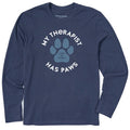 My Therapist Has Paws - Darkest Blue