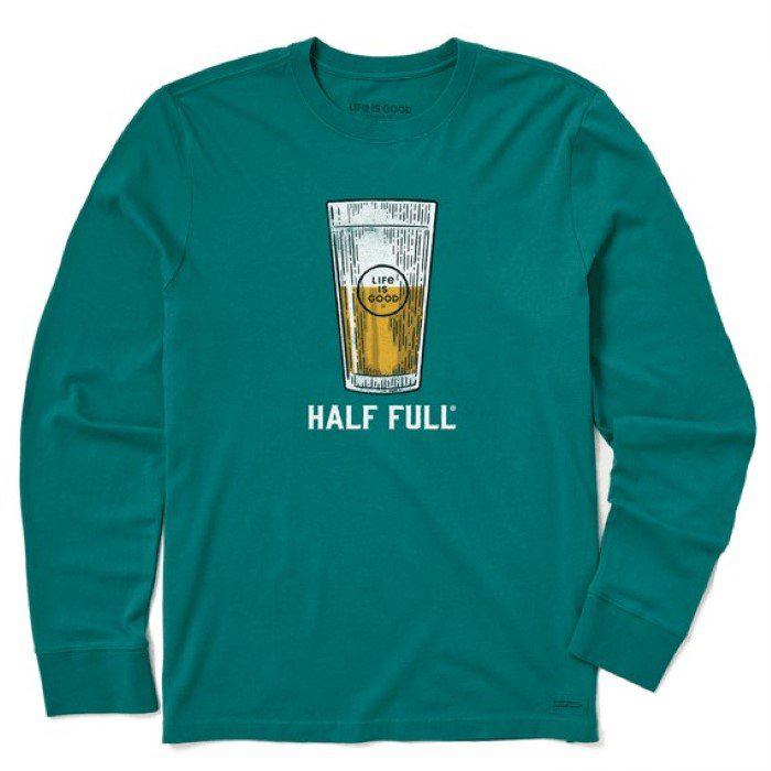 Life is Good Long Sleeve Crusher Crew Neck Tee - Fall 2022 Collection - Men's