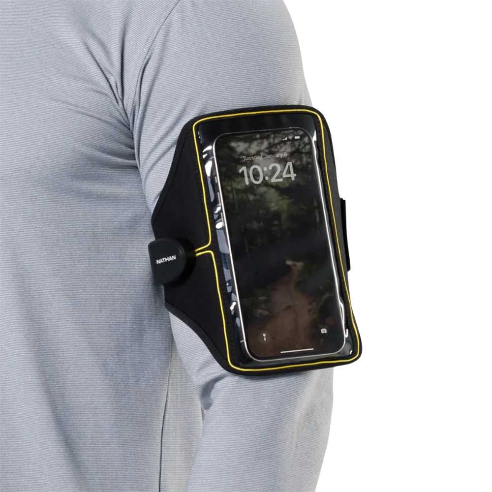 Nathan Laser Light 5K Phone Carrier RX Running Armband