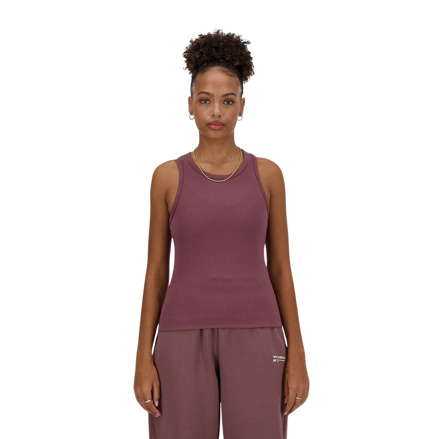 New Balance Linear Heritage Rib Knit Racer Tank – Women's