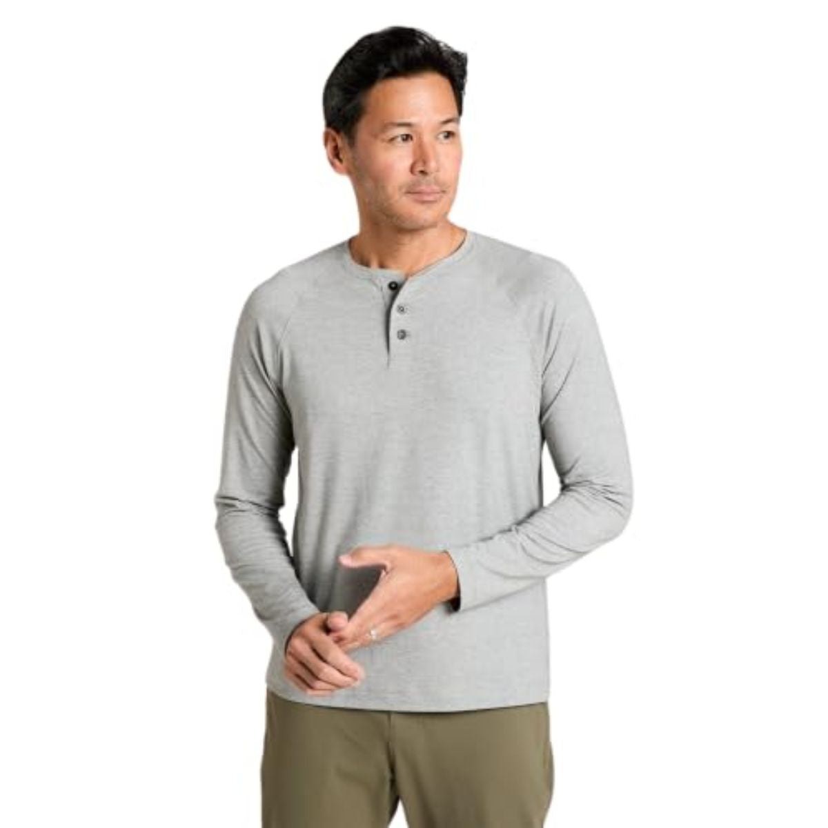 Public Rec Adapt Long Sleeve Henley – Men's
