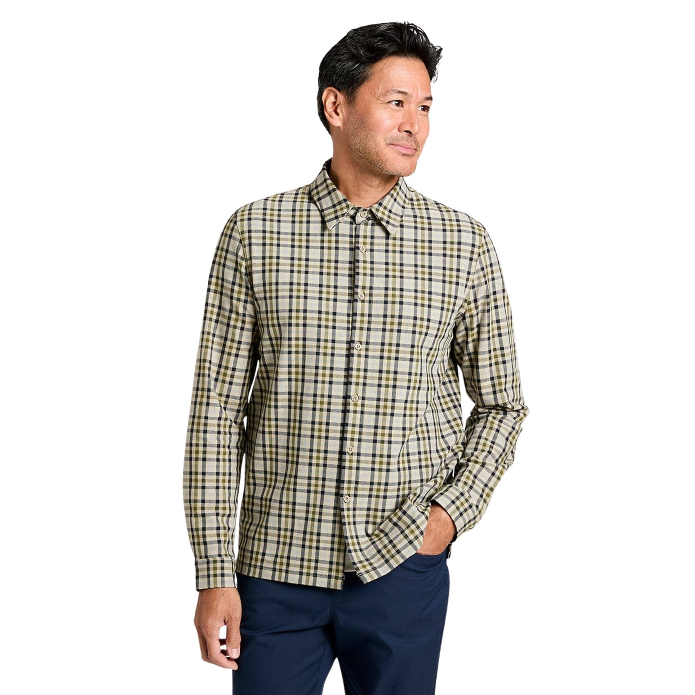Public Rec Plaid Stretch Thermal Button Down Shirt – Men's