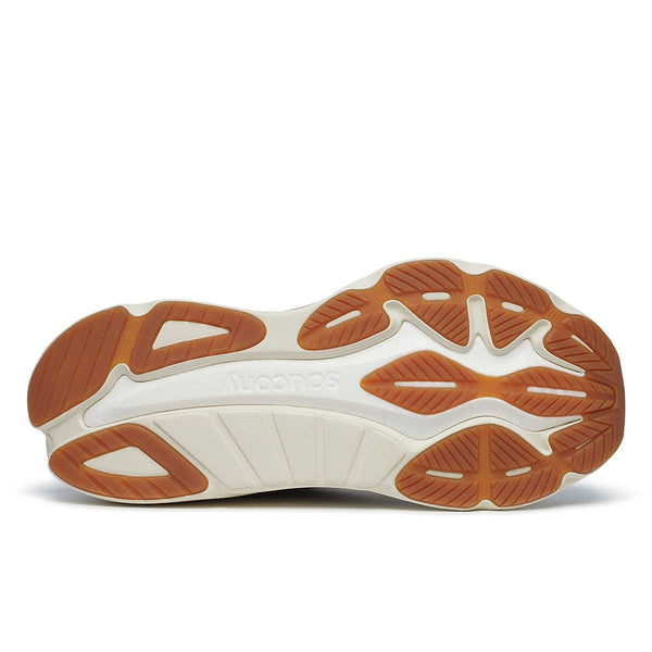 saucony mens hurricane 24 running shoe in bough outsole tread view