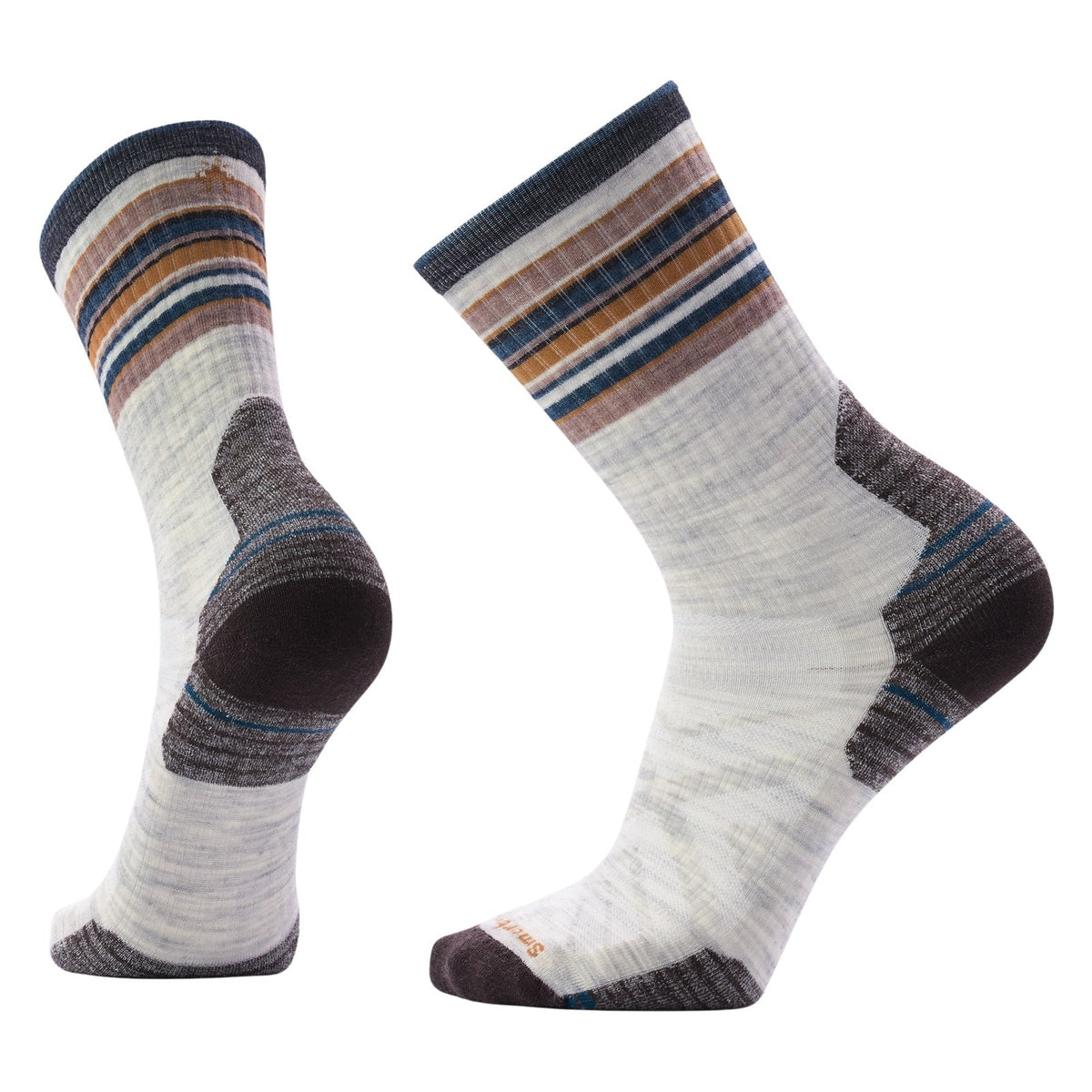Smartwool Hike Targeted Cushion Striped Crew Socks
