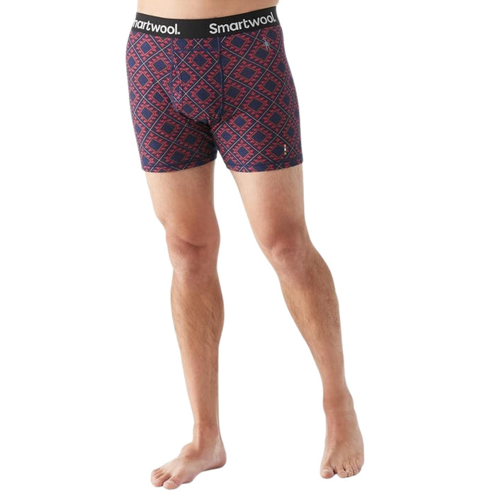Smartwool Merino Wool Print Boxer Brief – Men's