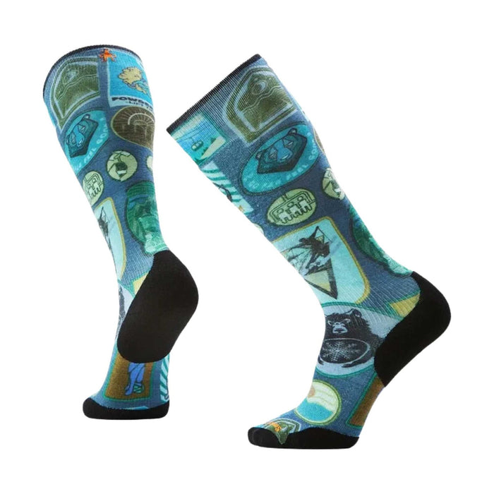 Smartwool Ski Targeted Cushion OTC Socks – Explorer Print
