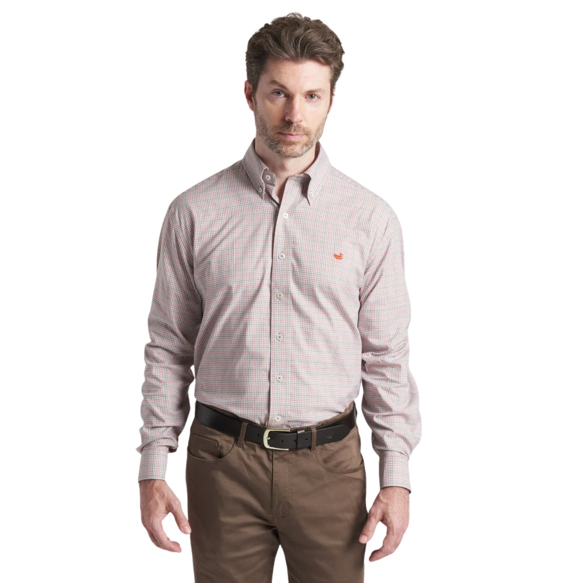 Southern Marsh Dyer Performance Gingham Dress Shirt – Men's