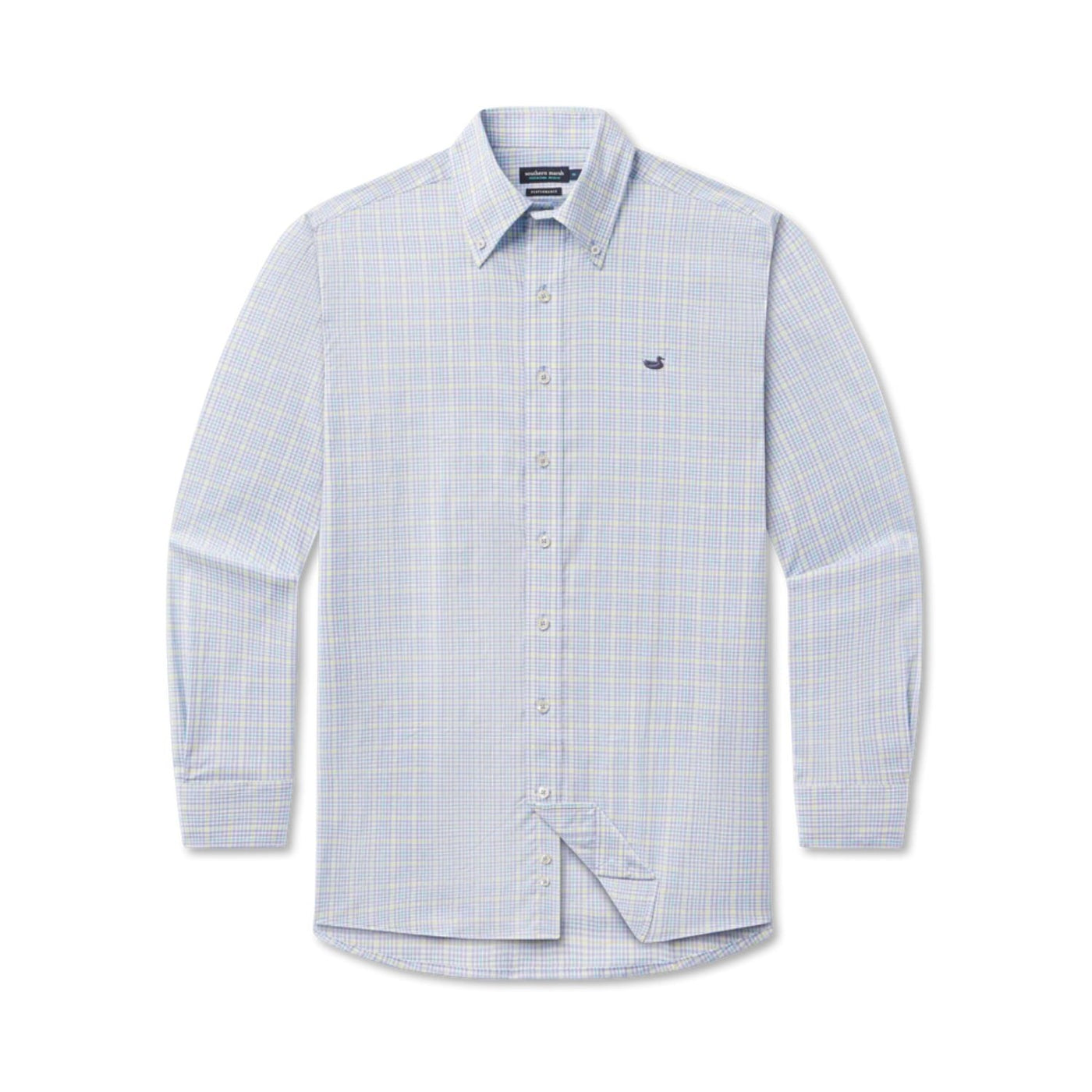 Southern Marsh Dyer Performance Gingham Dress Shirt – Men's
