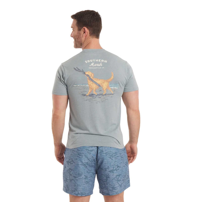 Southern Marsh Good Boy Big Stick Seawash Tee – Men's