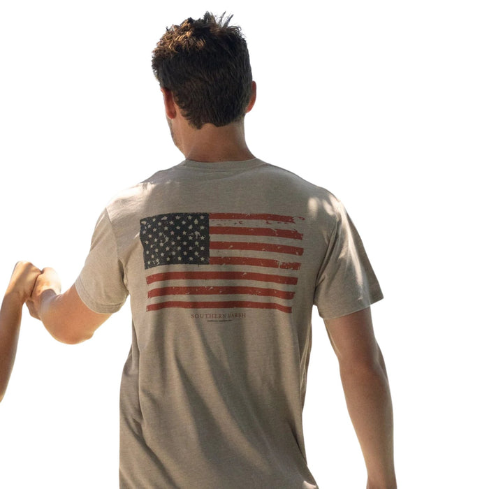 Southern Marsh Vintage Flag Seawash Tee