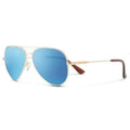 Gold Polarized Aqua Mirror