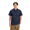 Summit Navy Peace Print