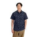 Summit Navy Peace Print