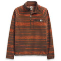 Earth Brown Kilim Stripe Print