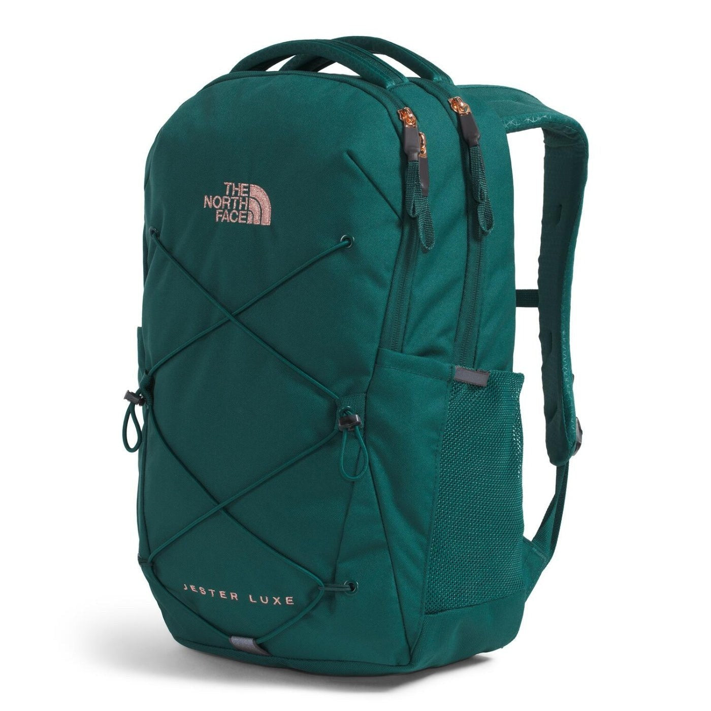 Women's The North Face Jester Luxe Backpack Deep Nori/Burnt Coral Metallic