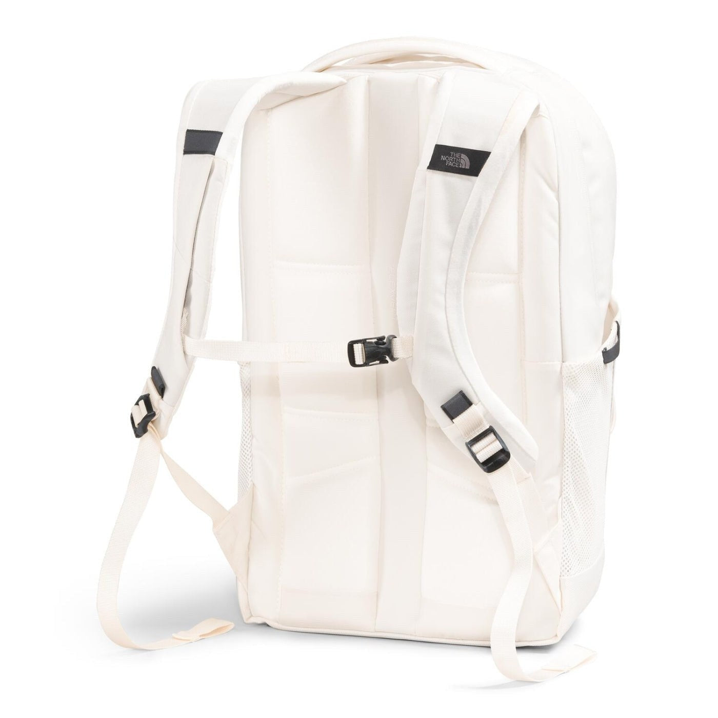 north face backpack women white The North Face Women's Jester Luxe Backpack, Gardenia White Burnt Coral Metallic