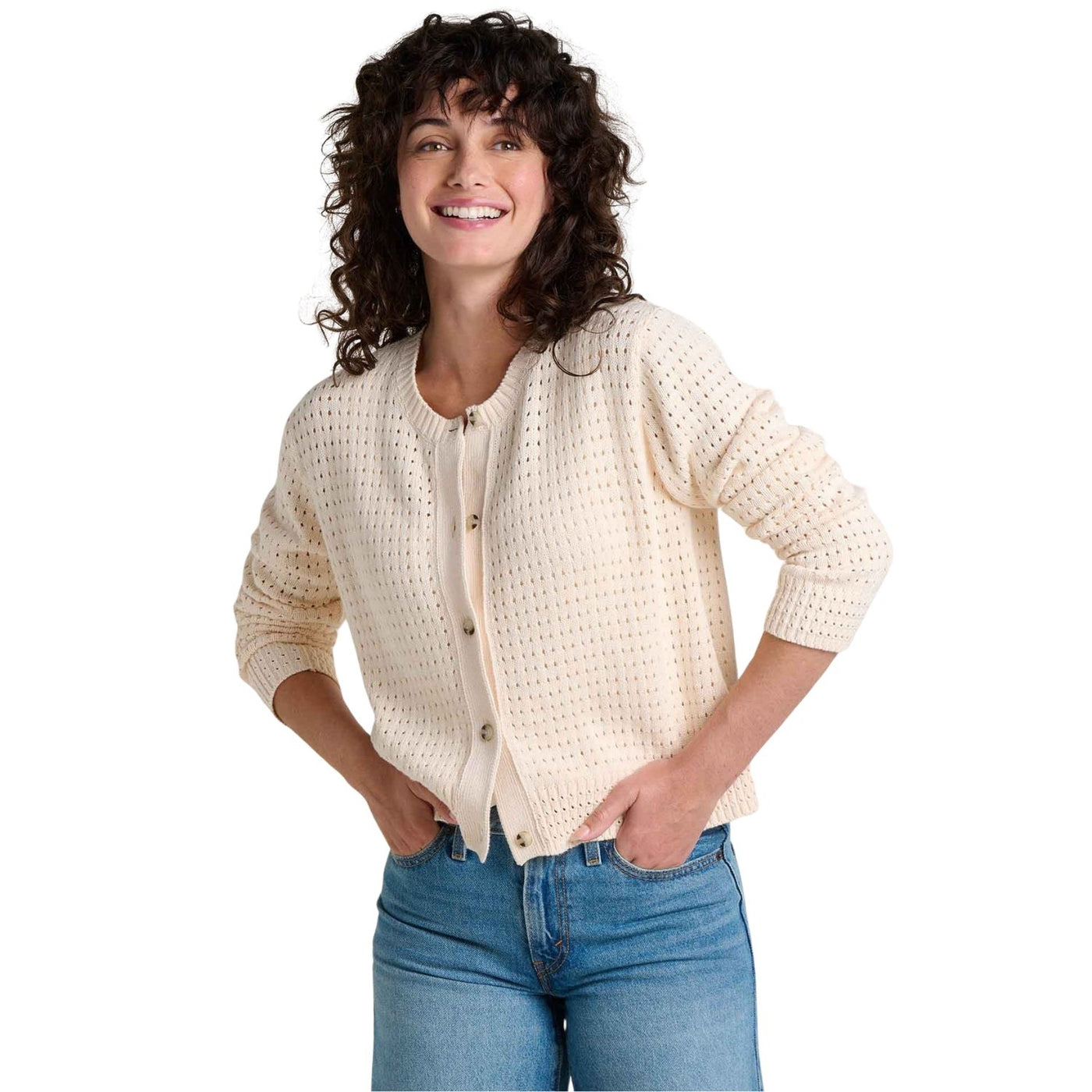 Toad&Co Bianca Pointelle Cardigan – Women's