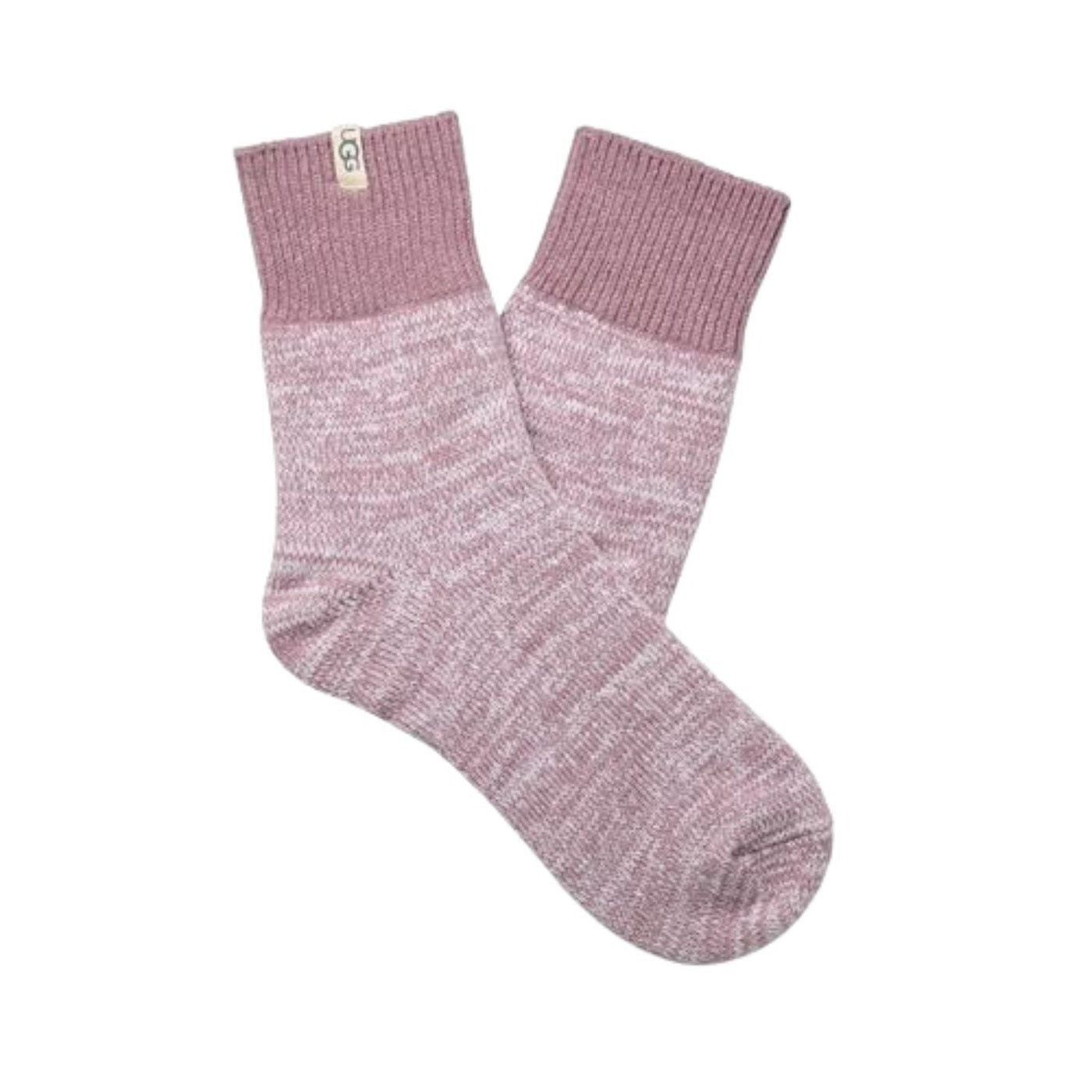 UGG Rib Knit Slouchy Quarter Crew Socks – Women's