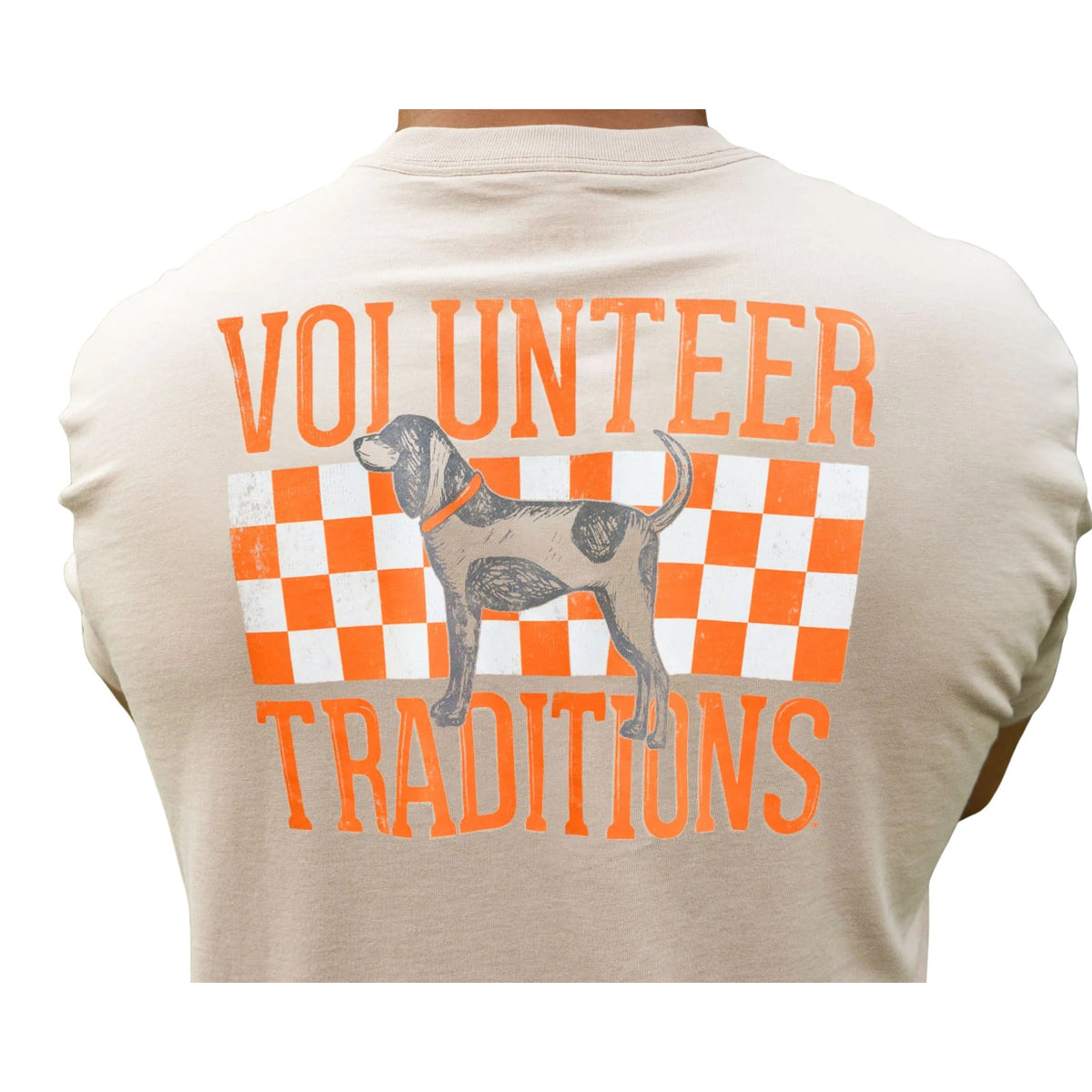 Volunteer Traditions Bluetick Checker Short Sleeve Tee
