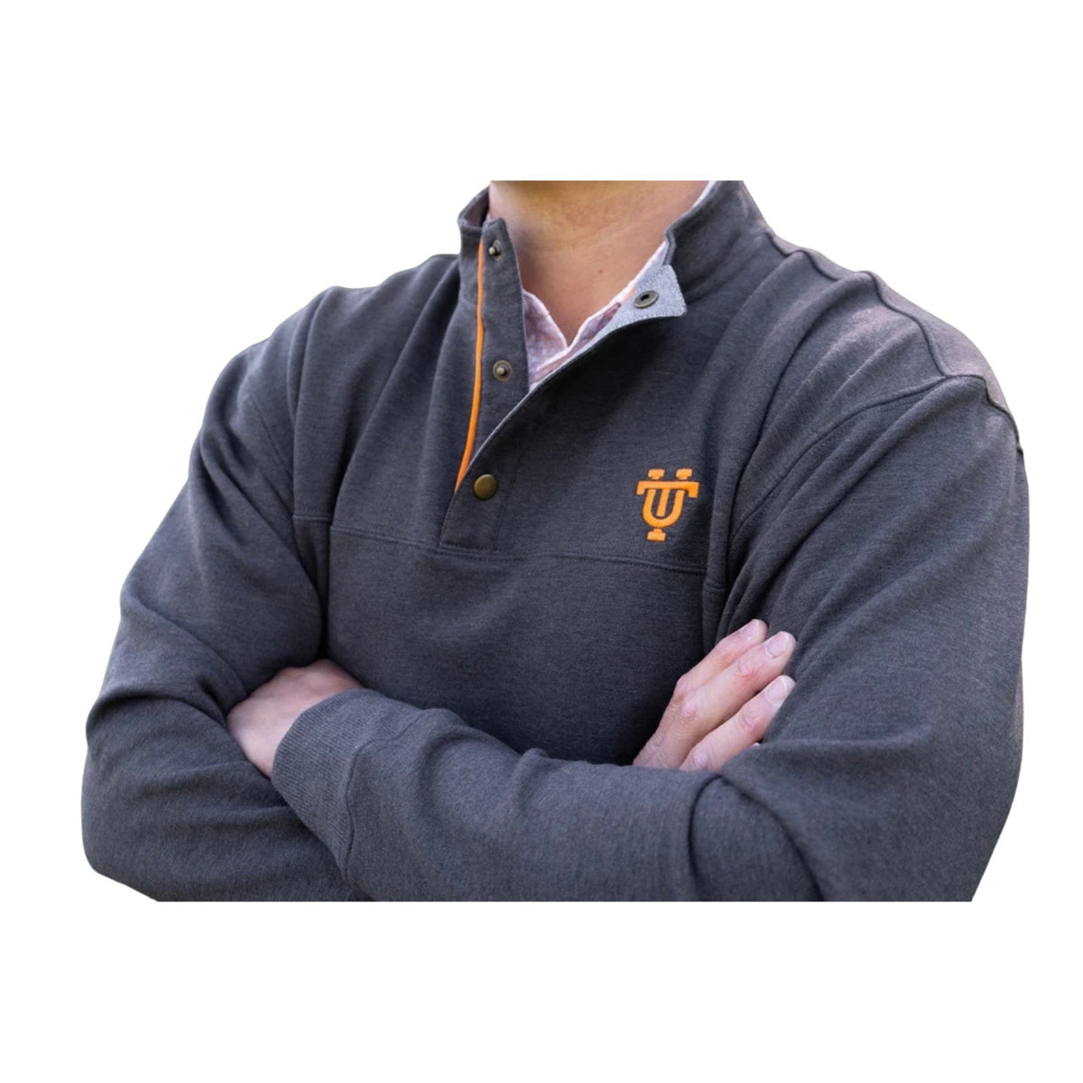 Volunteer Traditions Bluetick Snap Pullover