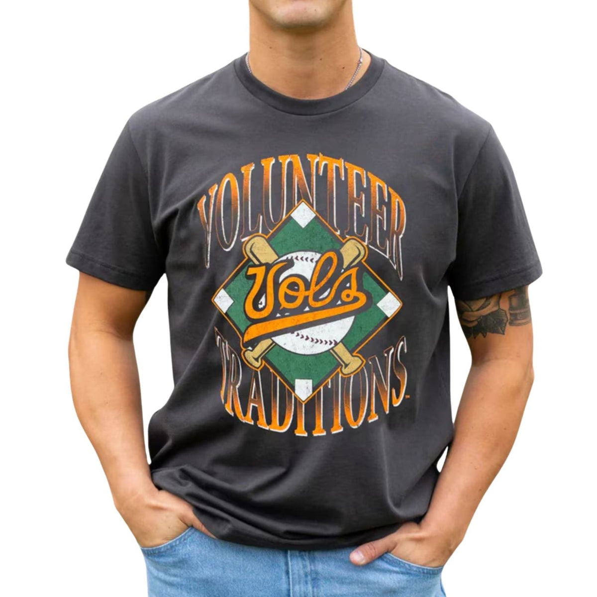 Volunteer Traditions Diamond Vols Graphic Short Sleeve Tee – Men's