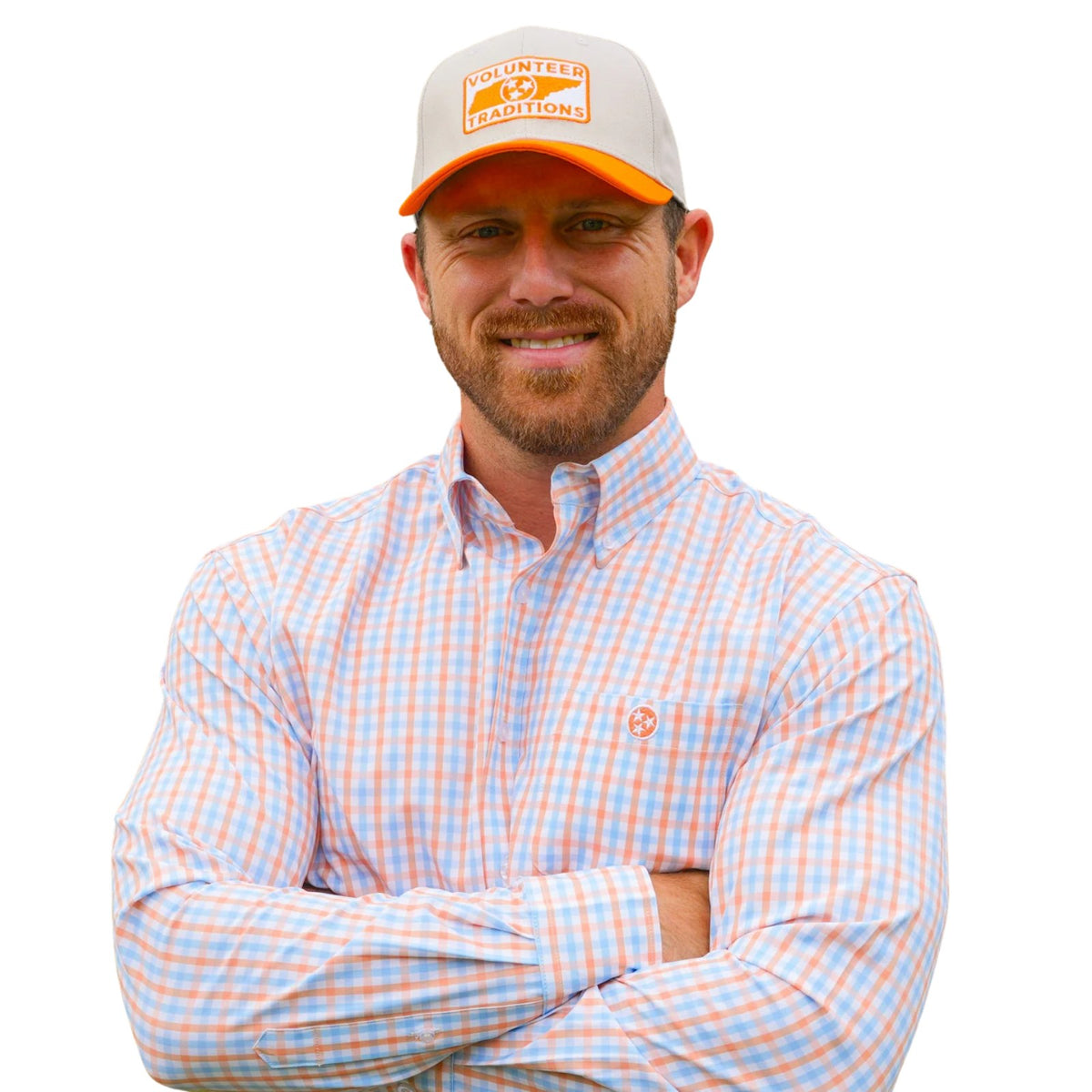 Volunteer Traditions Tristar Check Button Down Shirt