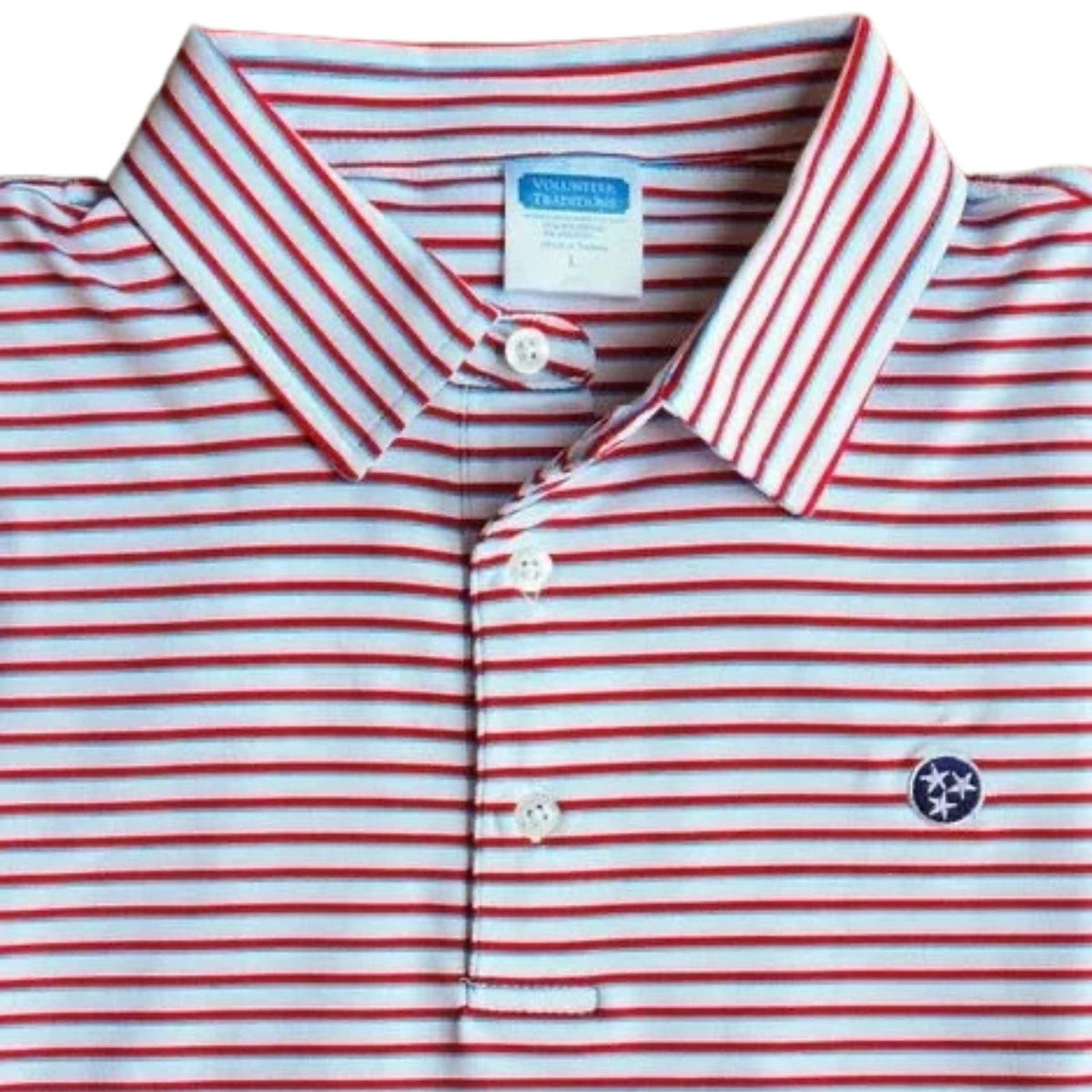 Volunteer Traditions Tristar Premier Stripe Polo