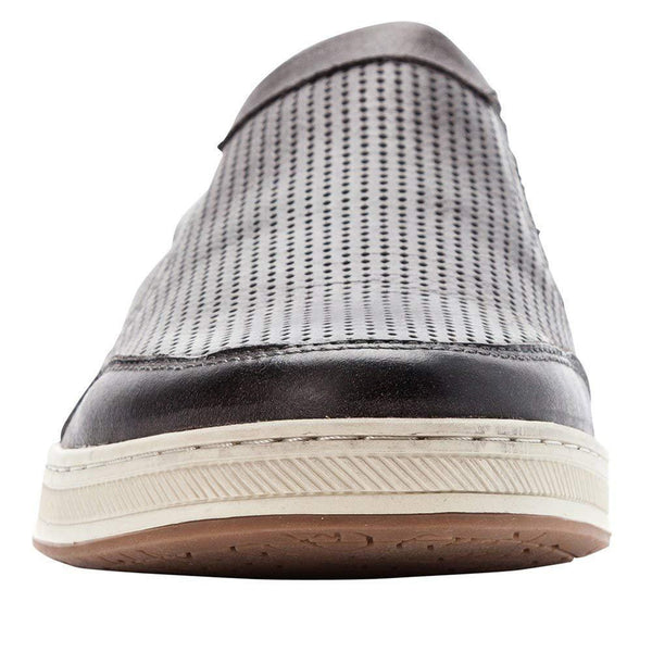 Propét Propet Men's Logan Nubuck, Nylon, Polyurethane, Rubber Slip On Sneakers