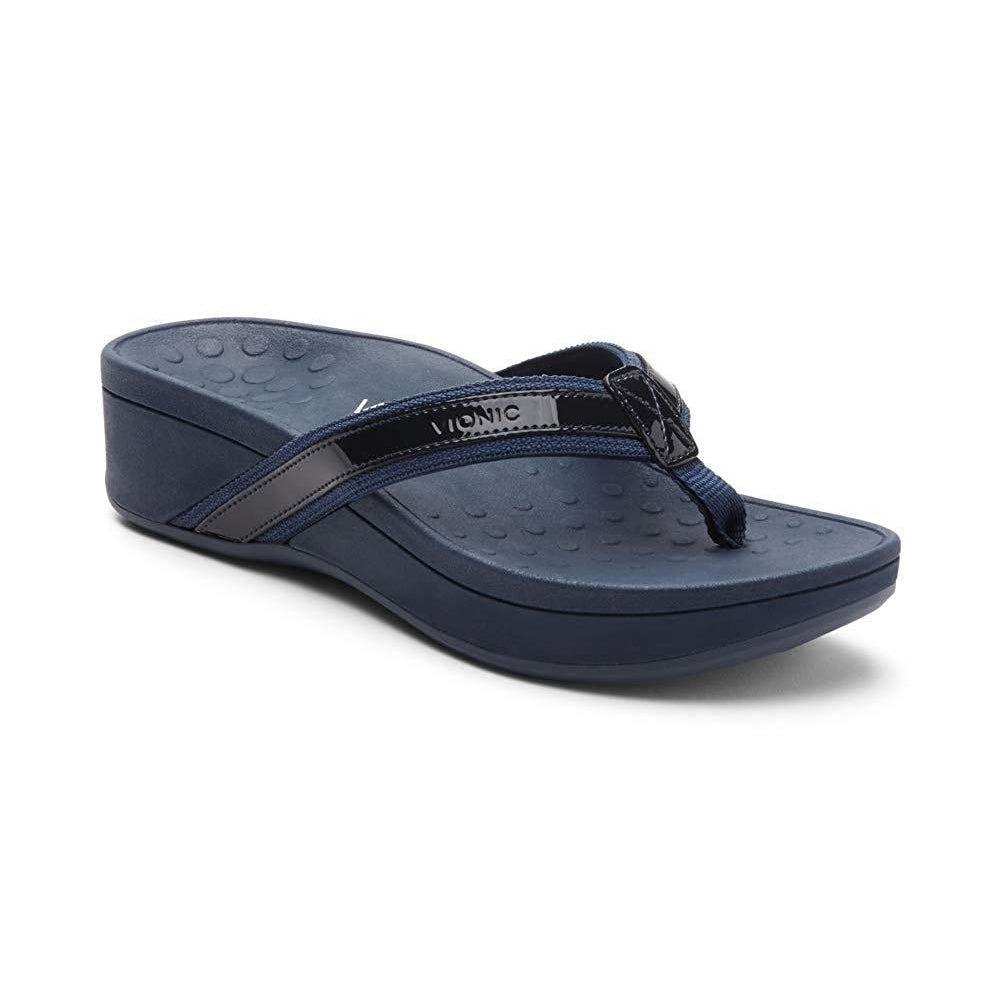 Vionic High Tide Platform Sandals – Ladies Platform Flip Flops with Orthotic Arch Support - Women's